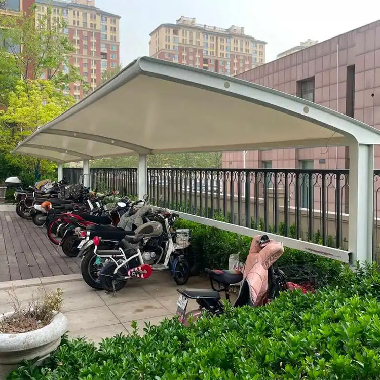 囊谦县膜结构电动车棚